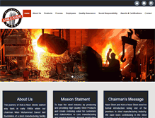 Tablet Screenshot of nazirsonssteel.com